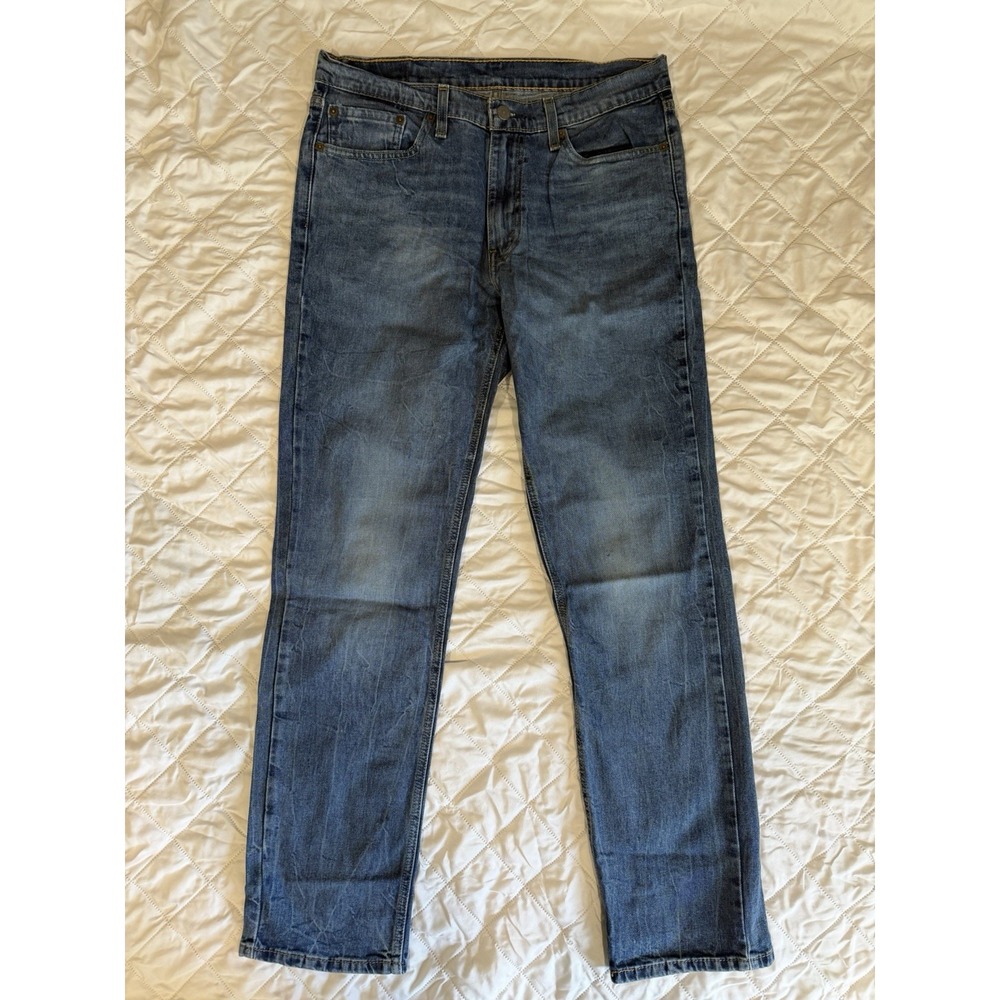 Levis 541 Mens Blue Jeans Size 32X34‎ Medium Wash Actual 33X32 Stretch